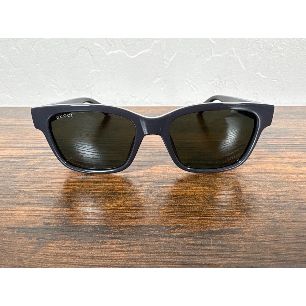 Gucci GG1716S Dark Grey Square Sunglasses Made in Italy 003 54-18-145 - Picture 3 of 8